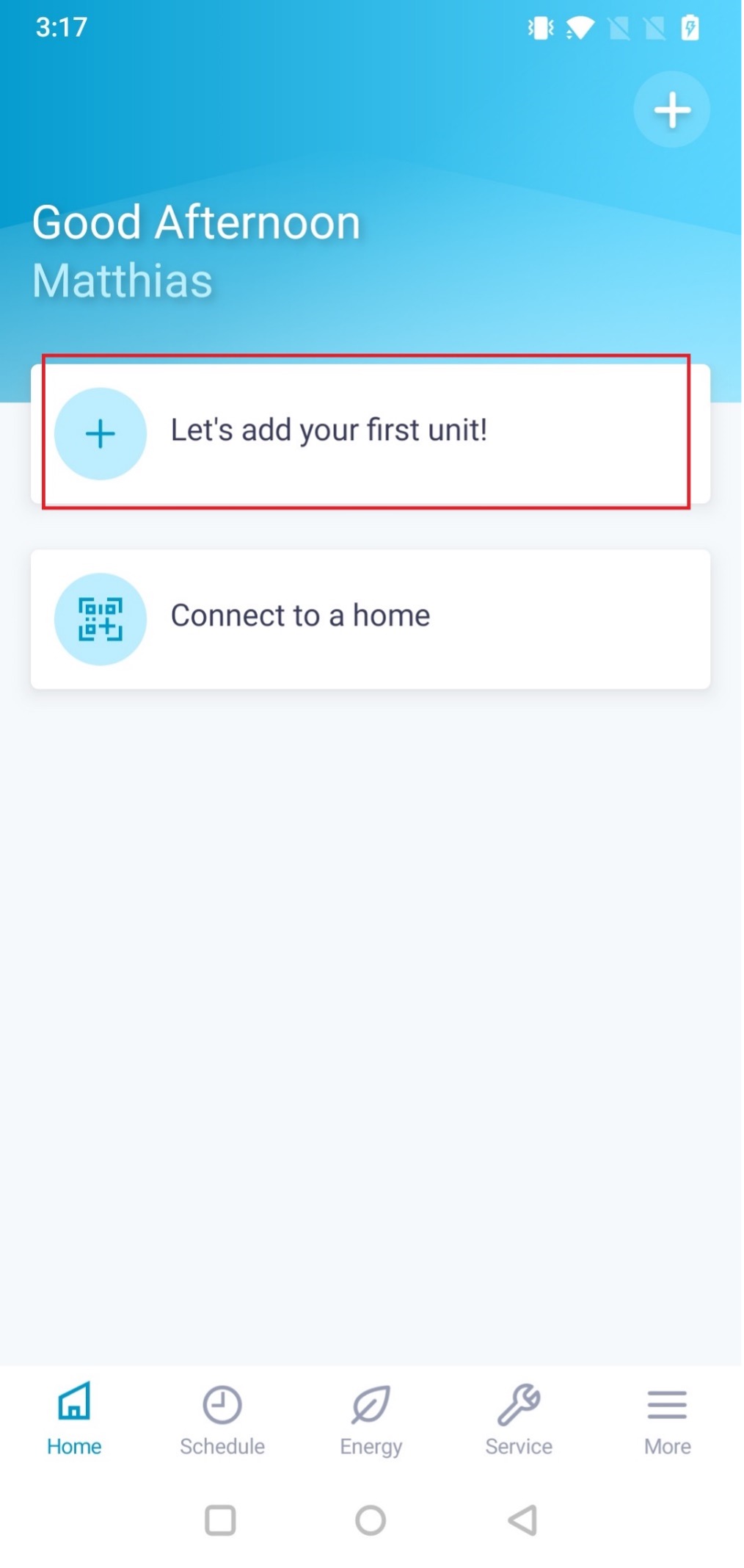 Підключення Onecta