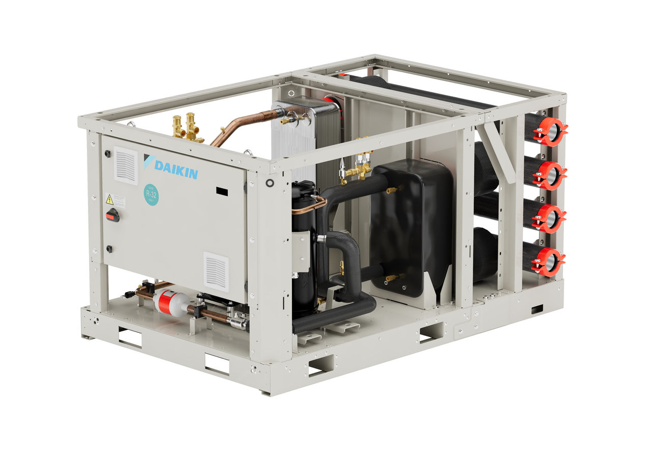 Новий модульний тепловий насос вода-вода Daikin