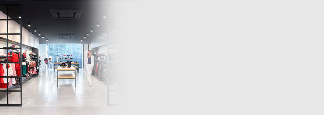 установка круглопотокових касетних блоків у підприємствах роздрібної торгівлі